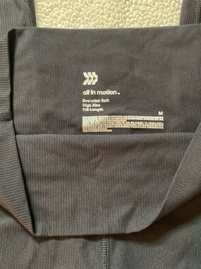 all in motion Black Everyday Soft High-Rise Leggings